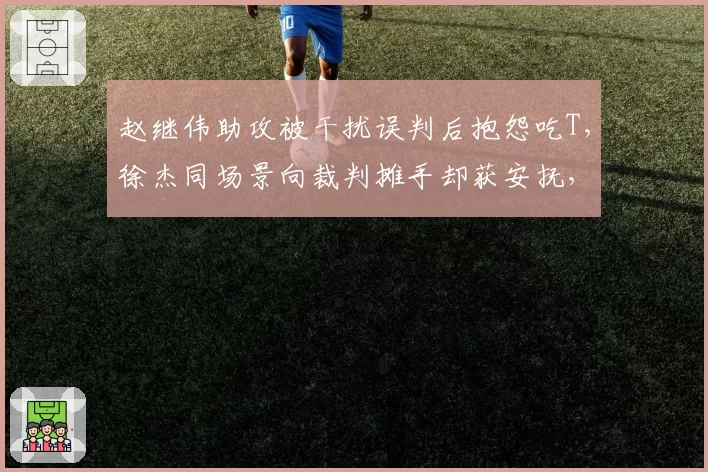 赵继伟助攻被干扰误判后抱怨吃T,徐杰同场景向裁判摊手却获安抚,核心后卫话语权对比鲜明